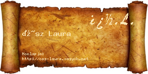 Ősz Laura névjegykártya
